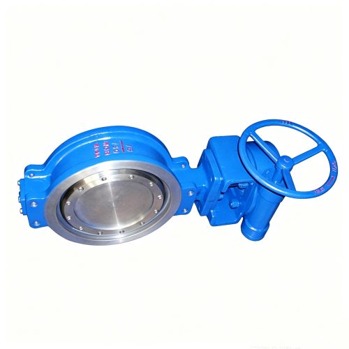 DN400 Class 150 WCB Triple Offset Wafer Butterfly Valve Worm Gear BF057502