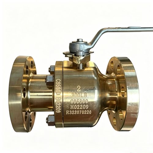 DN50-2″-Class-300-C95800-Ni-Al-Bronze-Flanged-Floating-Ball-Valve-Lever-Handle-BL357601