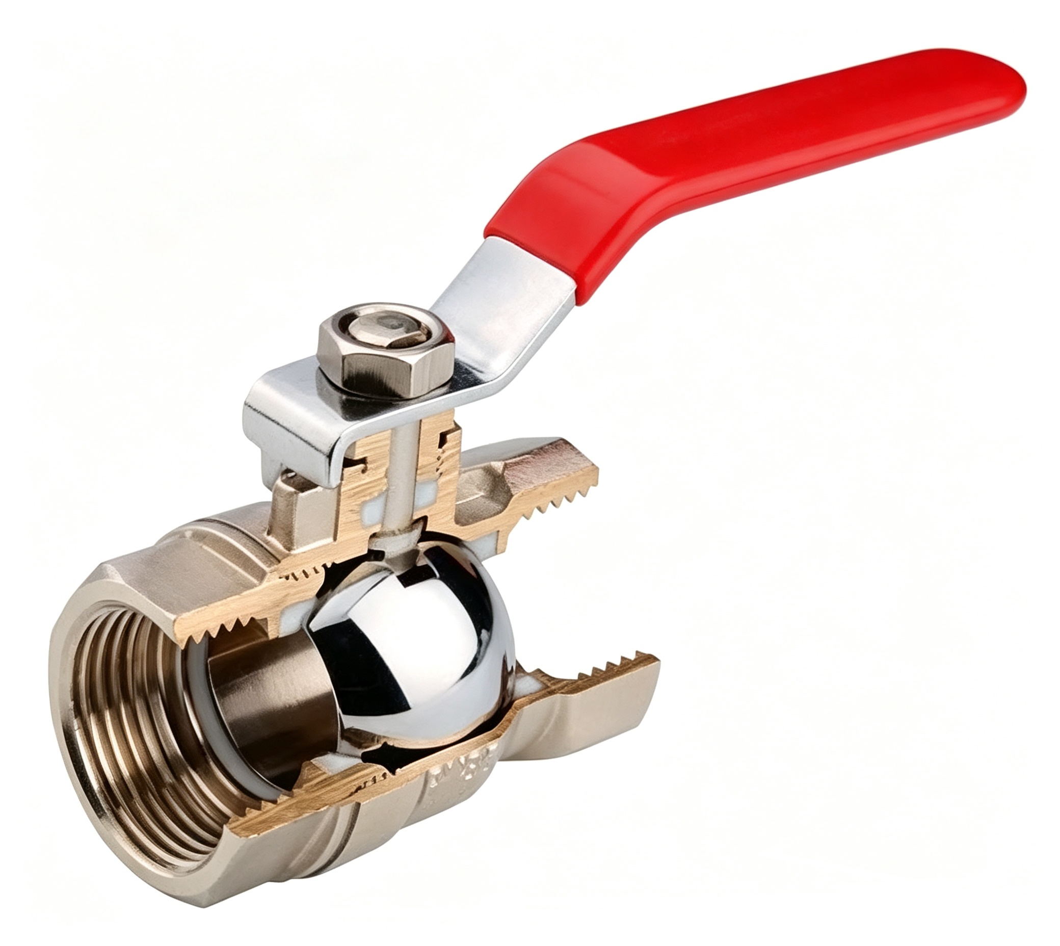 Ball valve parts.