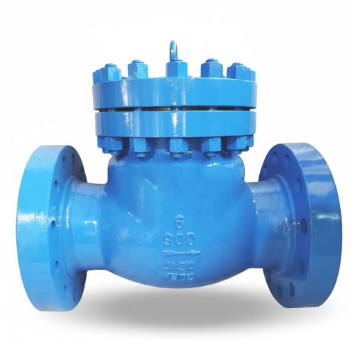 DN150 Class 900 ASTM A216 WCB Flanged Swing Check Valve