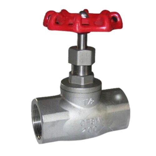 DN40 Class 200 ASTM A351 CF8M NPT Threaded Globe Valve