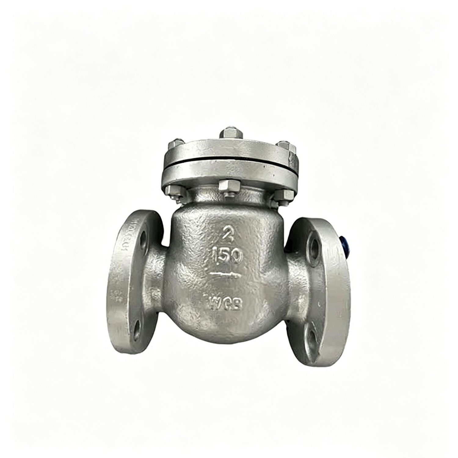 DN50 Class 150 ASTM A216 WCB Flanged Swing Check Valve