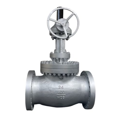 DN600 Class 600 ASTM A216 WCB BS1873 Gear Operated Globe Valve
