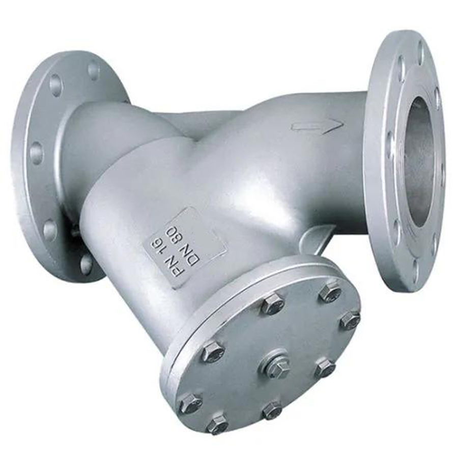DN80 (3″) PN16 CF8M Stainless Steel Flanged Y-Strainer Private Label