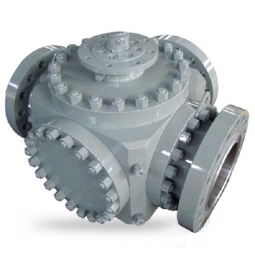 DN300 (12″) Class 600 A105N L-Port Three-Way Ball Valve