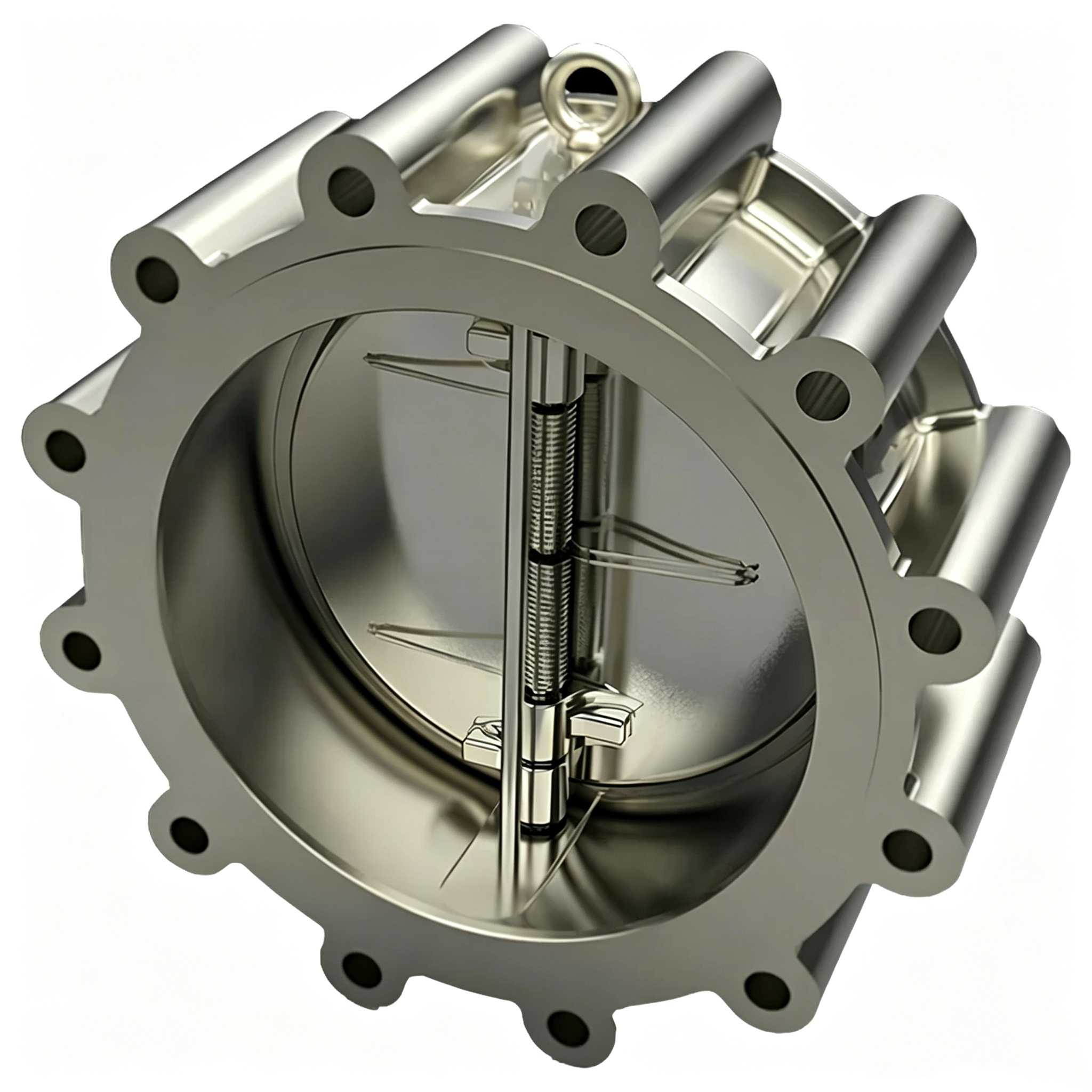 Dual-plate check valves.