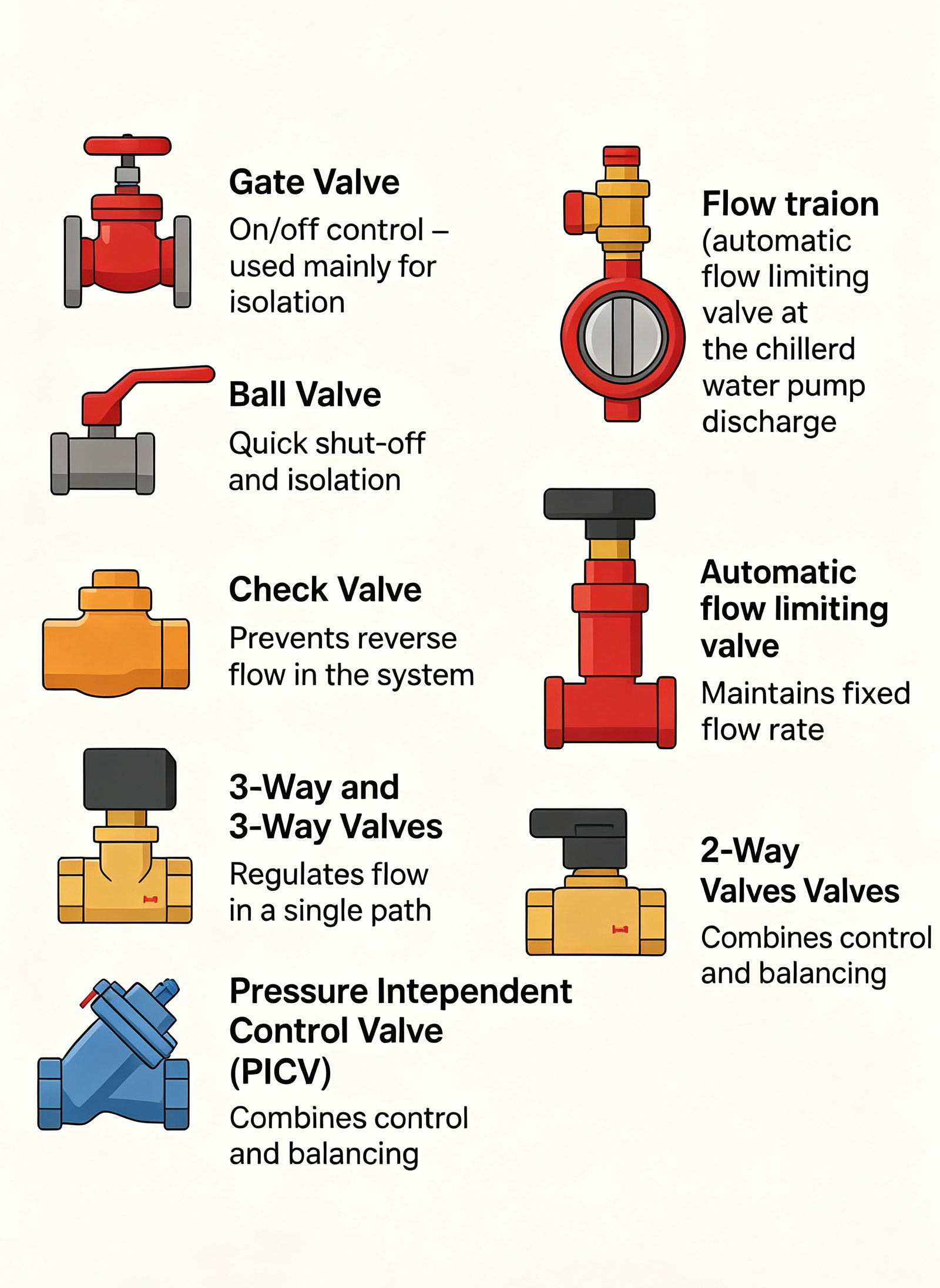 HVAC valve selection