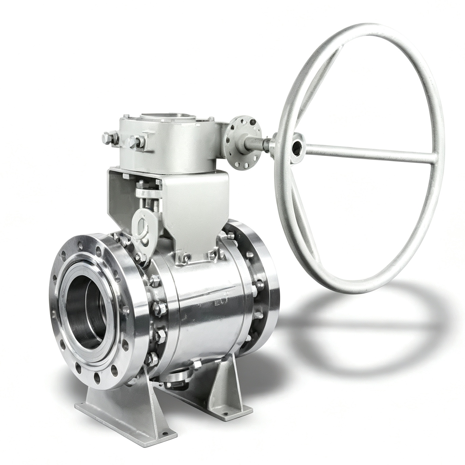 Trunnion-mounted ball valves.
